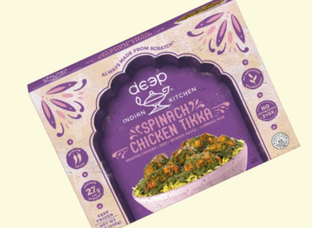 Deep indian kitchen chicken spinach tikka