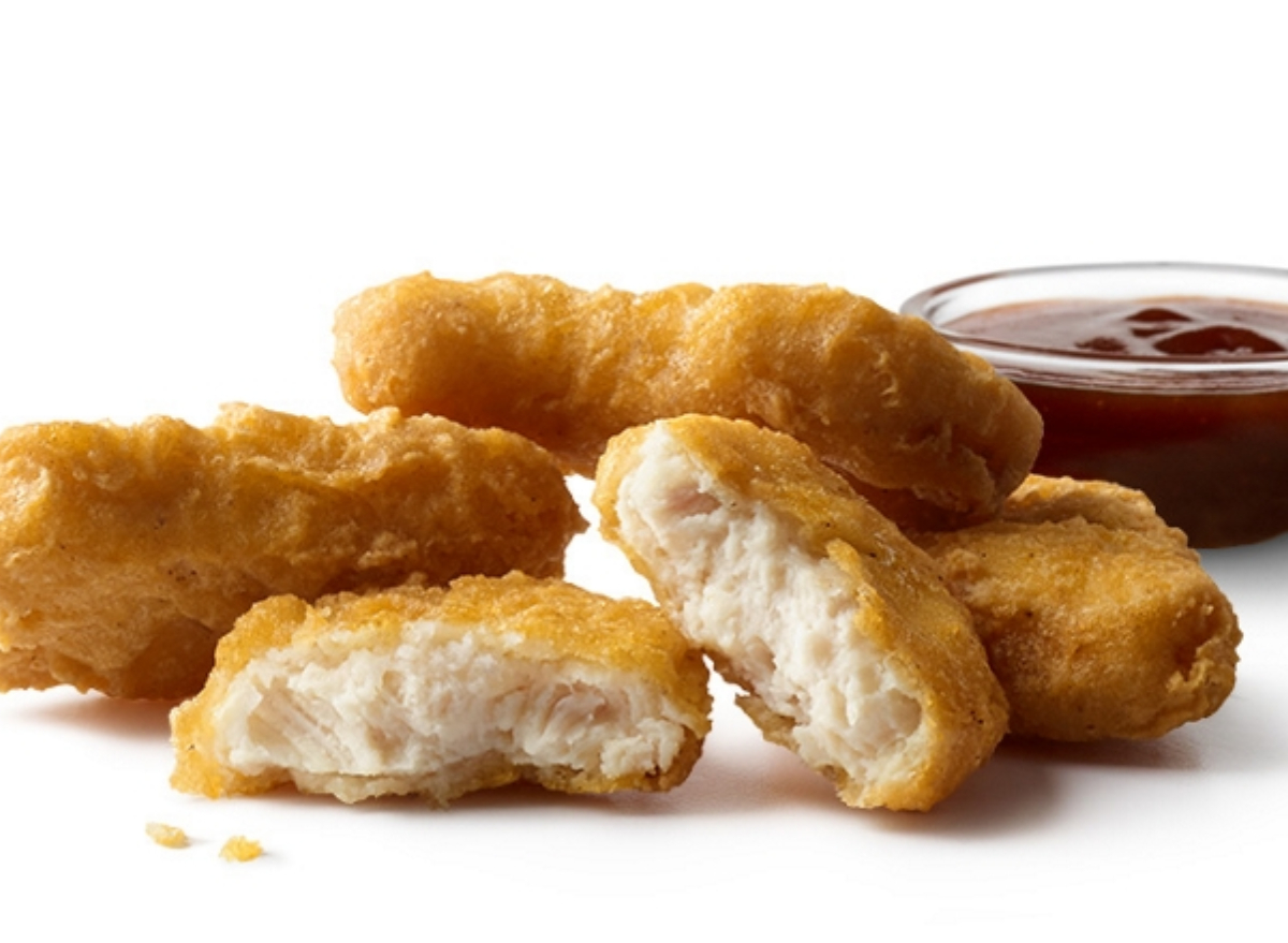 just bare chicken nuggets calories per nugget