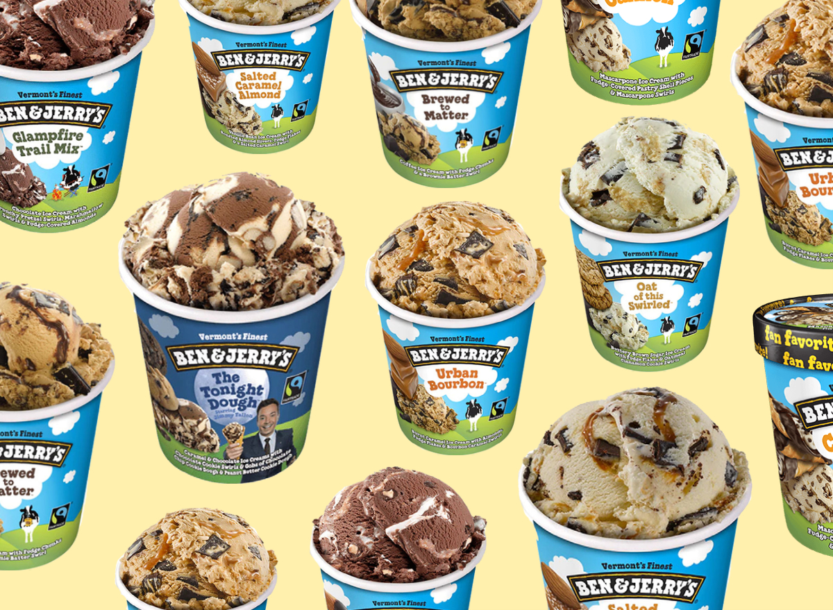 Ben and store jerry's flavours