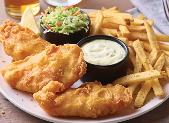 Fish and Chips platter from Applebee's