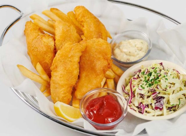 Fish and Chips platter from Cheesecake Factory