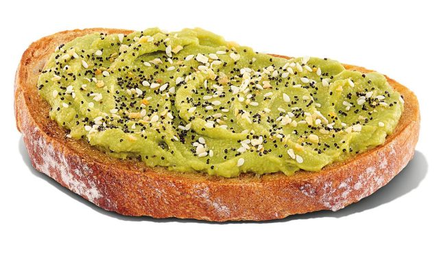 dunkin avocado toast