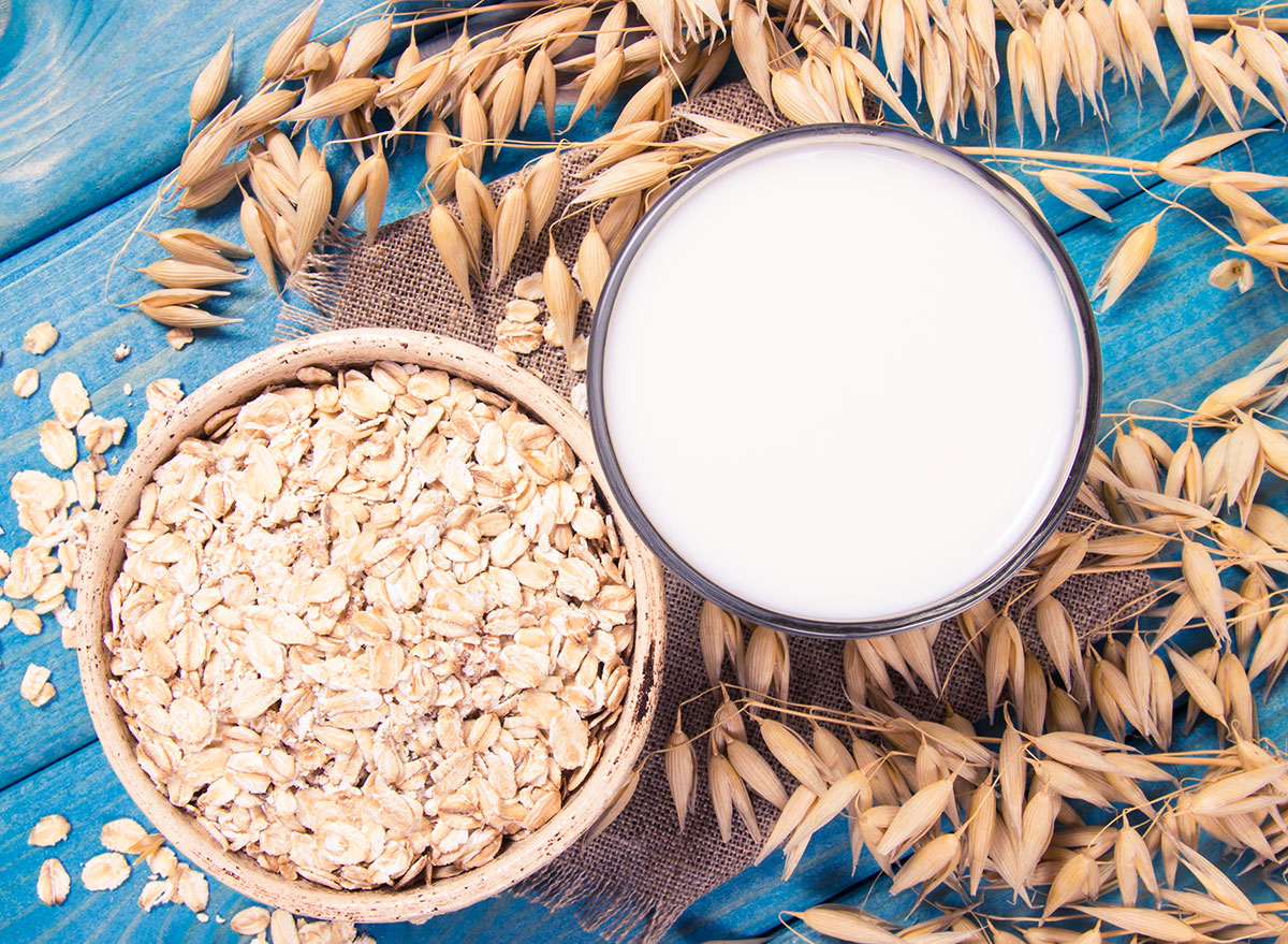 one-secret-side-effect-of-drinking-oat-milk-says-a-dietitian-eat