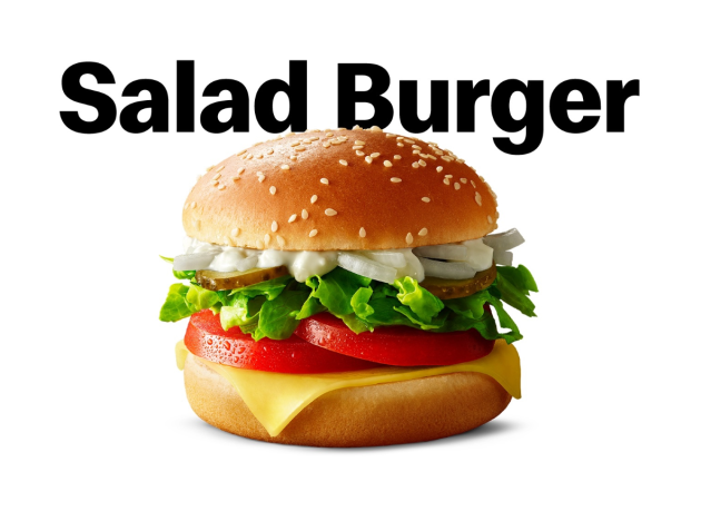 mcdonald's salad burger