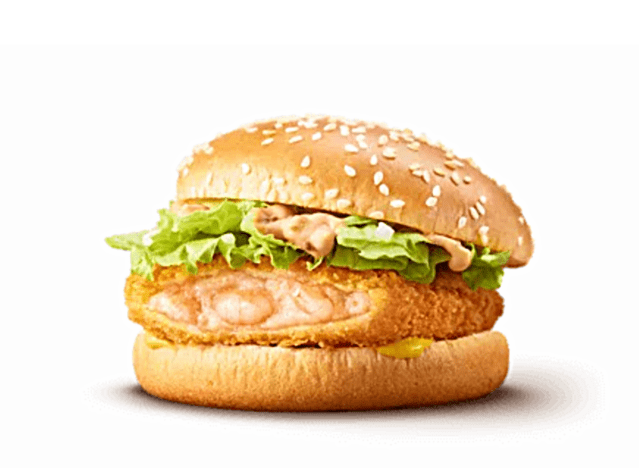 mcdonald's shrimp filet-o sandwich