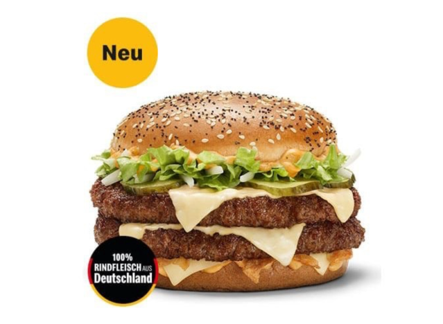 mcdonald's the m sandwich in germany