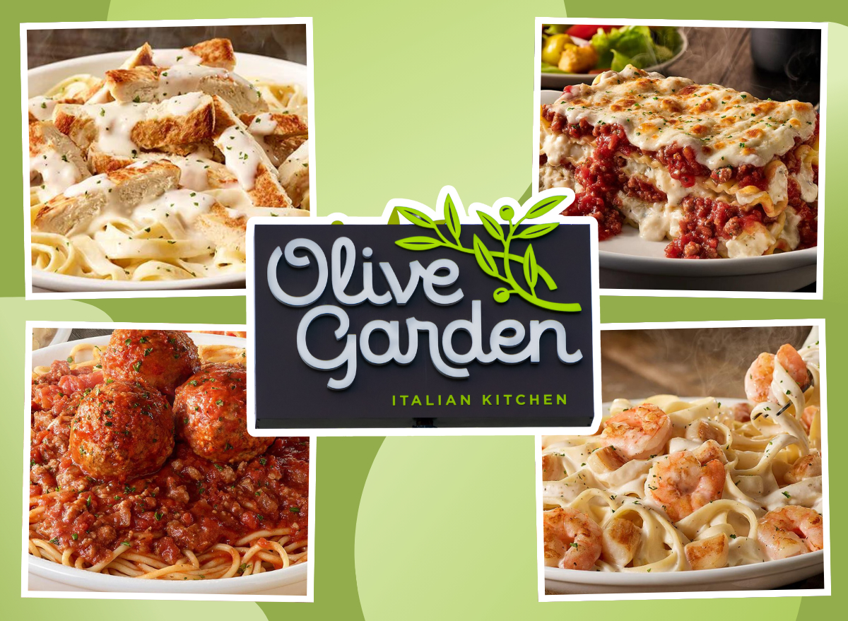 Every Pasta Dinner at Olive Garden—Ranked by Nutrition