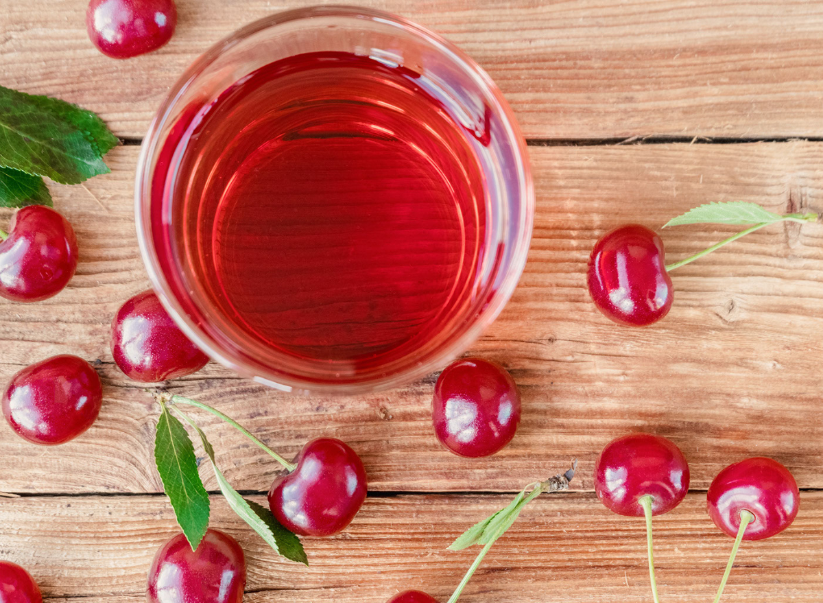 Tart cherry juice concentrate hotsell side effects