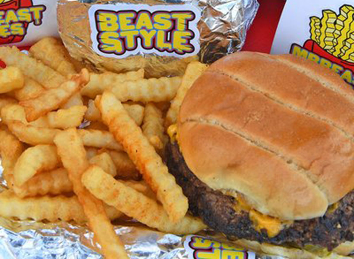 Eating EVERYTHING On The Mr. Beast Burger Menu! 