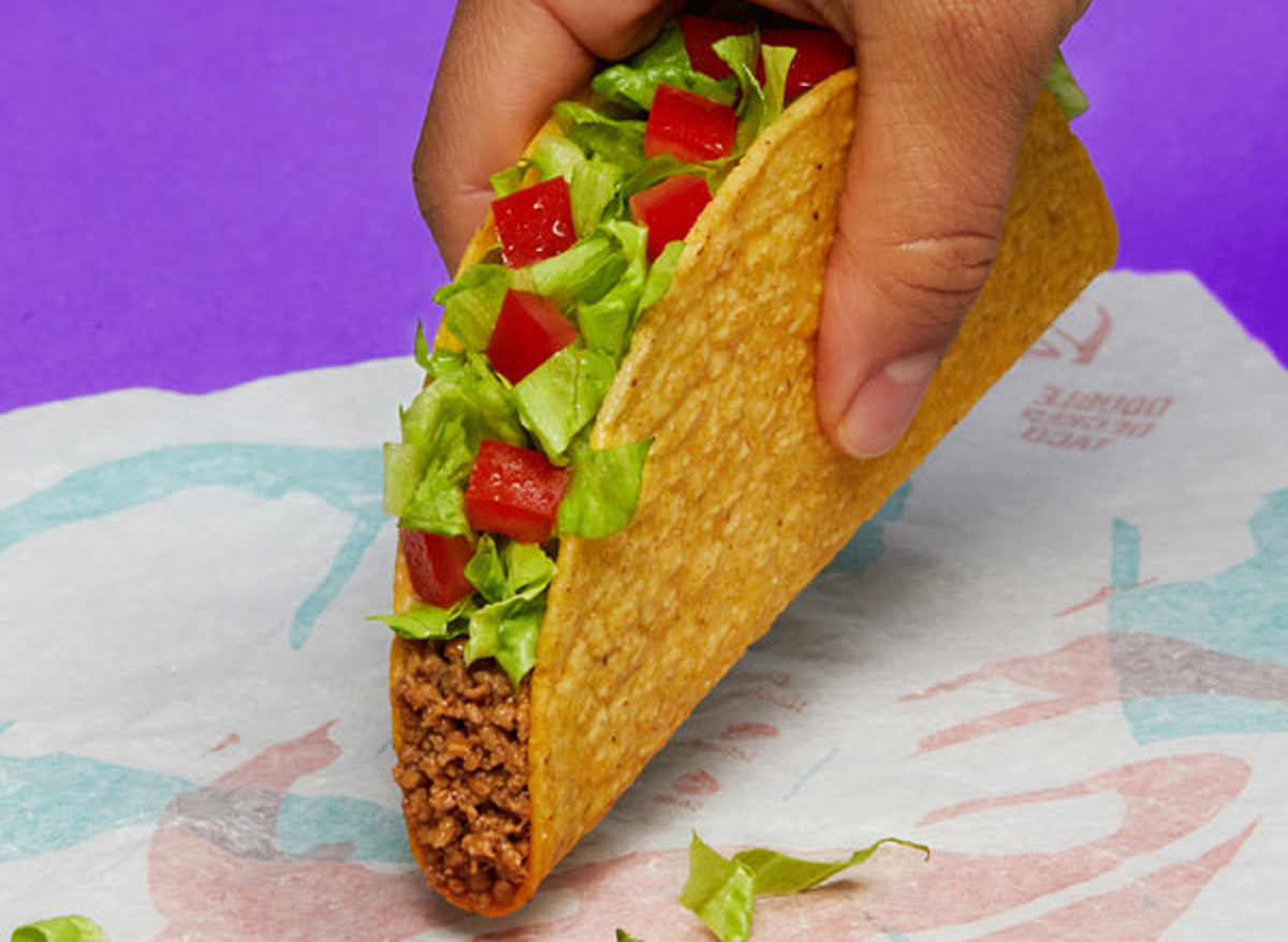 Taco bell fresco deals style chicken soft taco