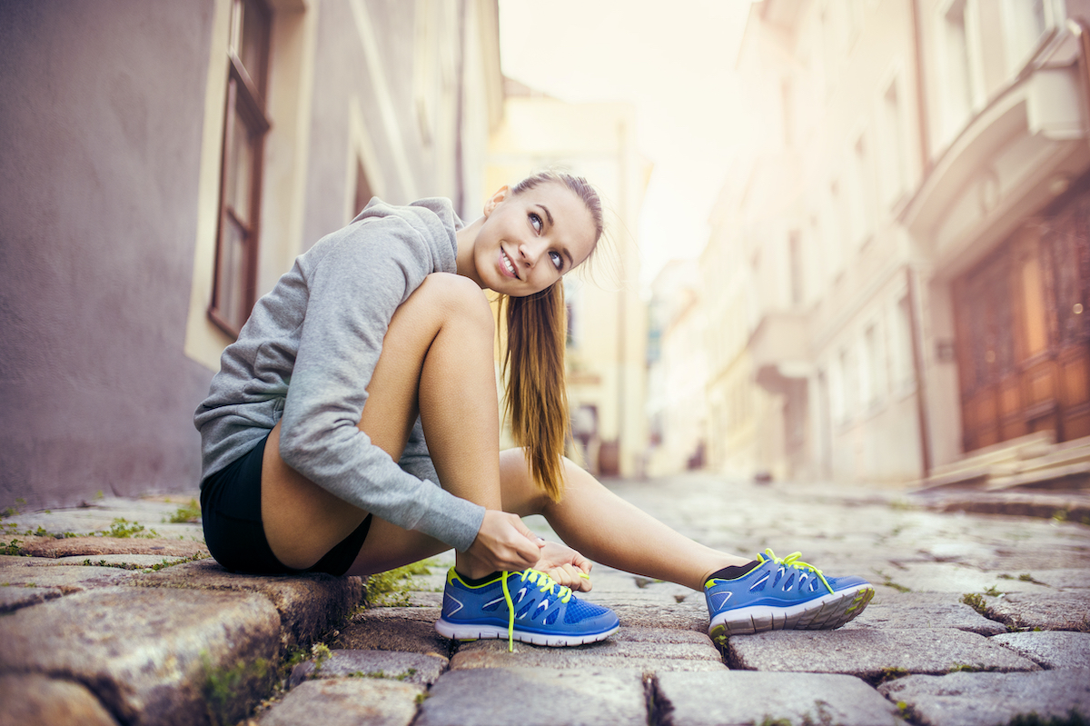 City store running shoes