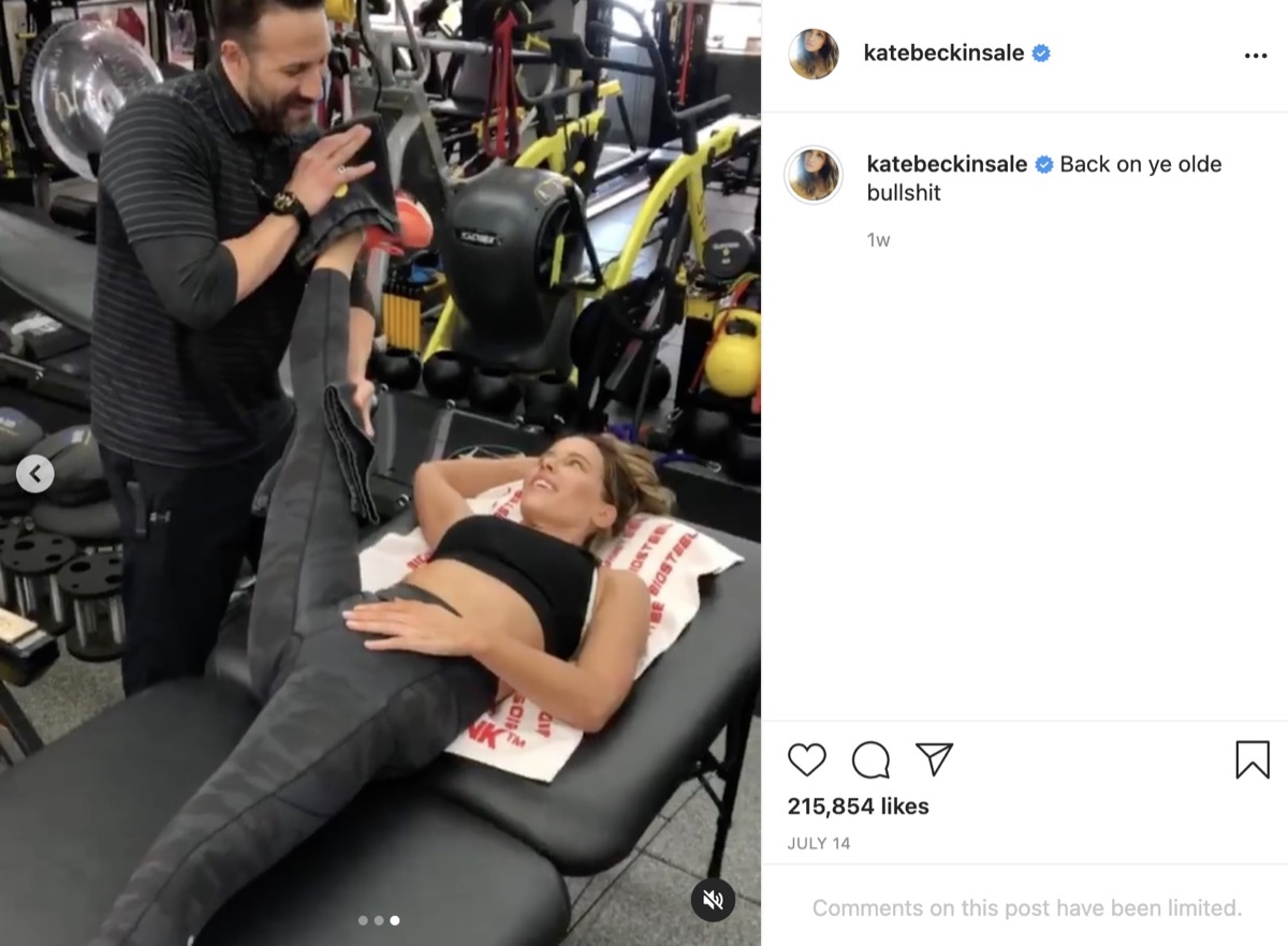 Kate Beckinsale Reveals Her Exact Workout For Flat Abs — Eat This Not That