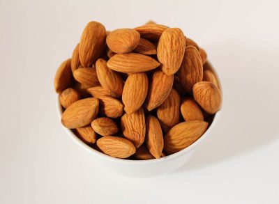 almonds in a bowl