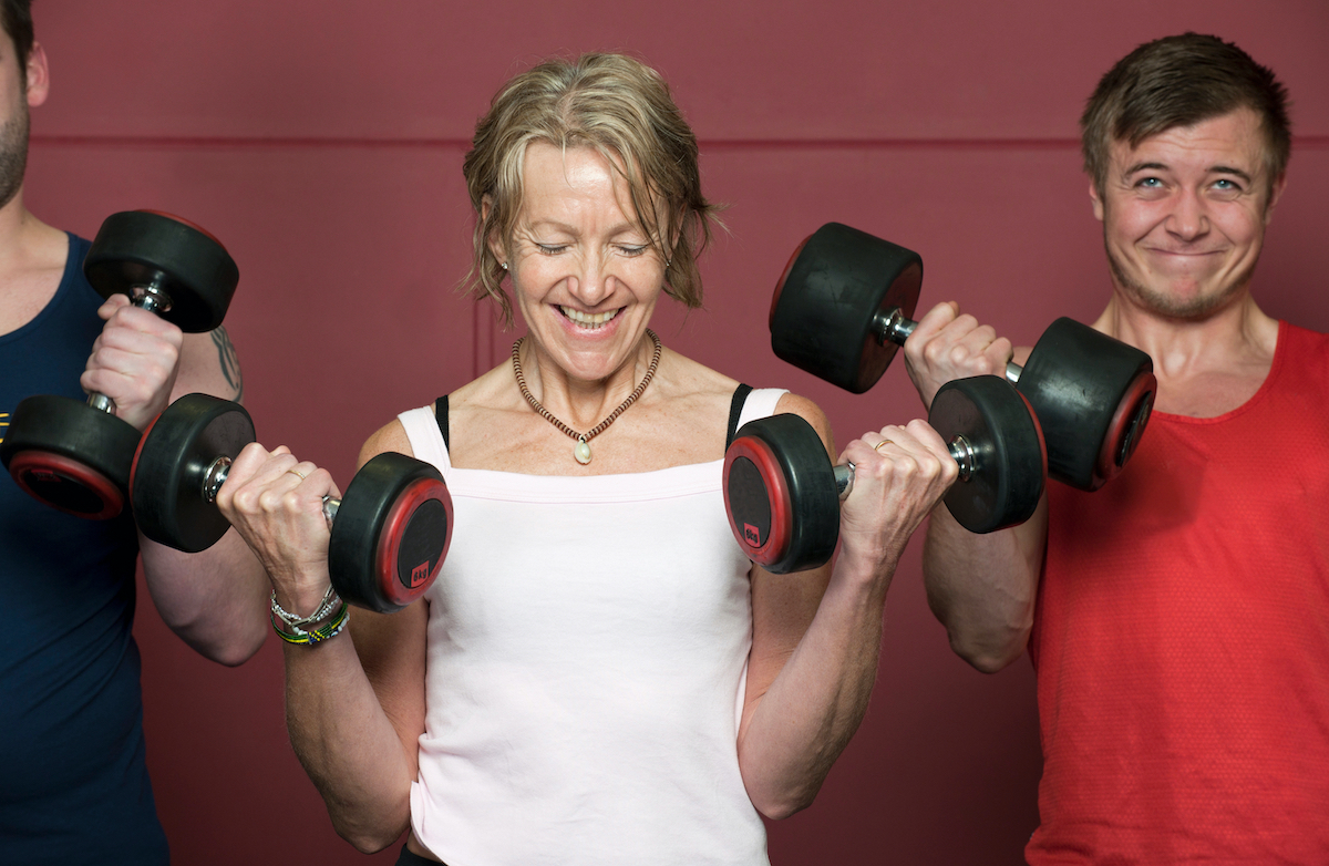 Dumbbell workout for online over 50s