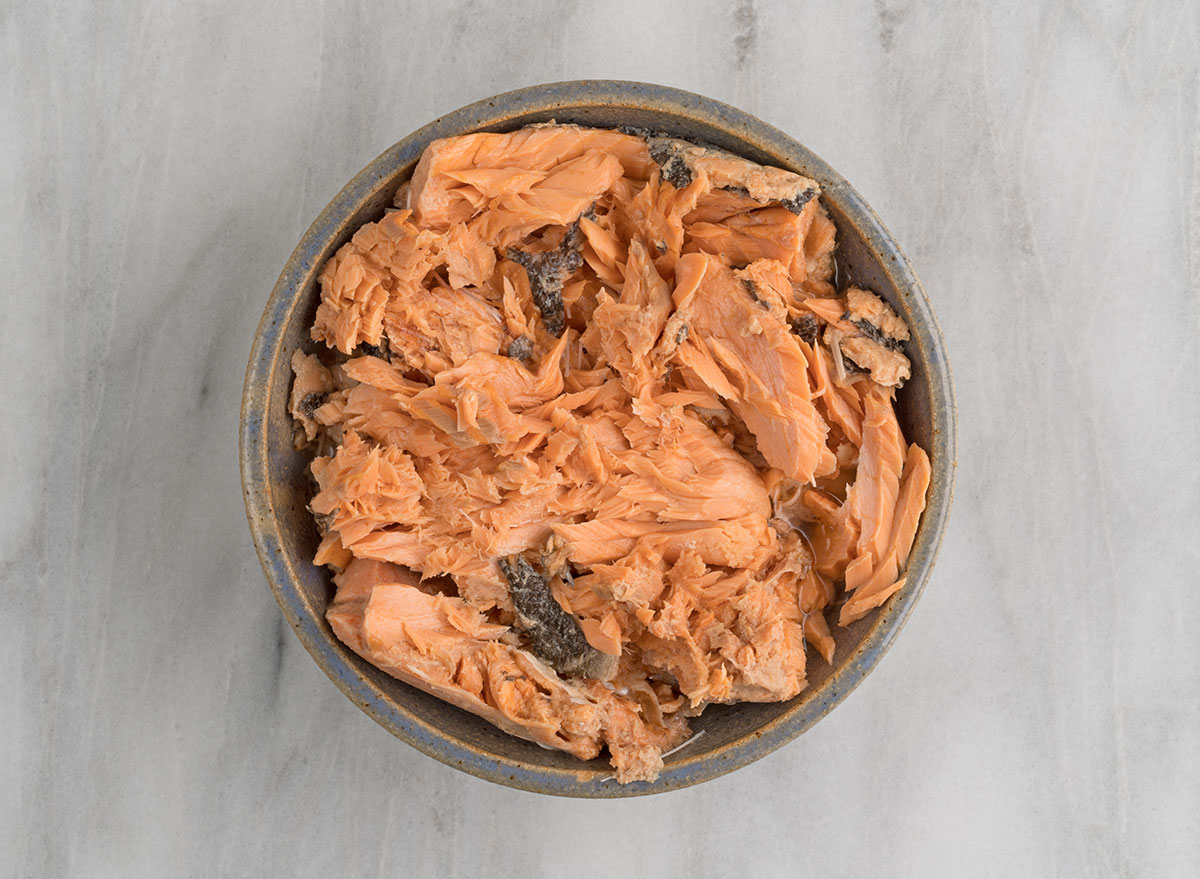 Secret Side Effects of Eating Canned Salmon Say Experts Eat