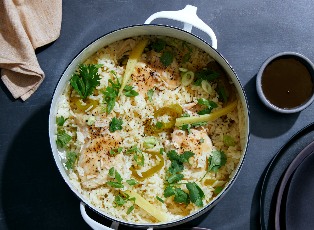 instant pot ginger chicken and rice