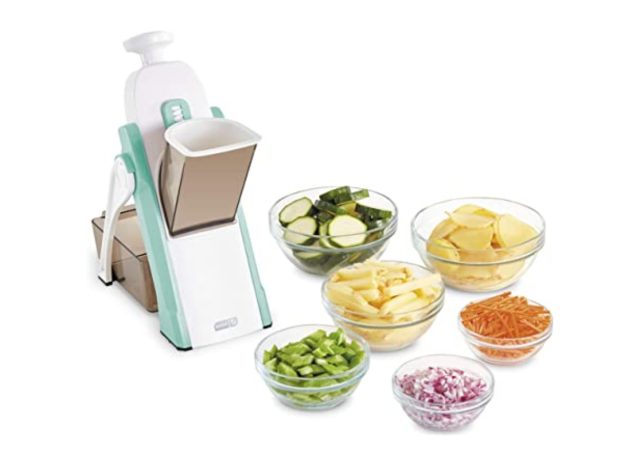 Fullstar Vegetable Chopper - Spiralizer Vegetable Slicer - Onion Chopper  with Container - Pro Food Chopper - Slicer Dicer Cutter - (4 in 1, White) -  Yahoo Shopping
