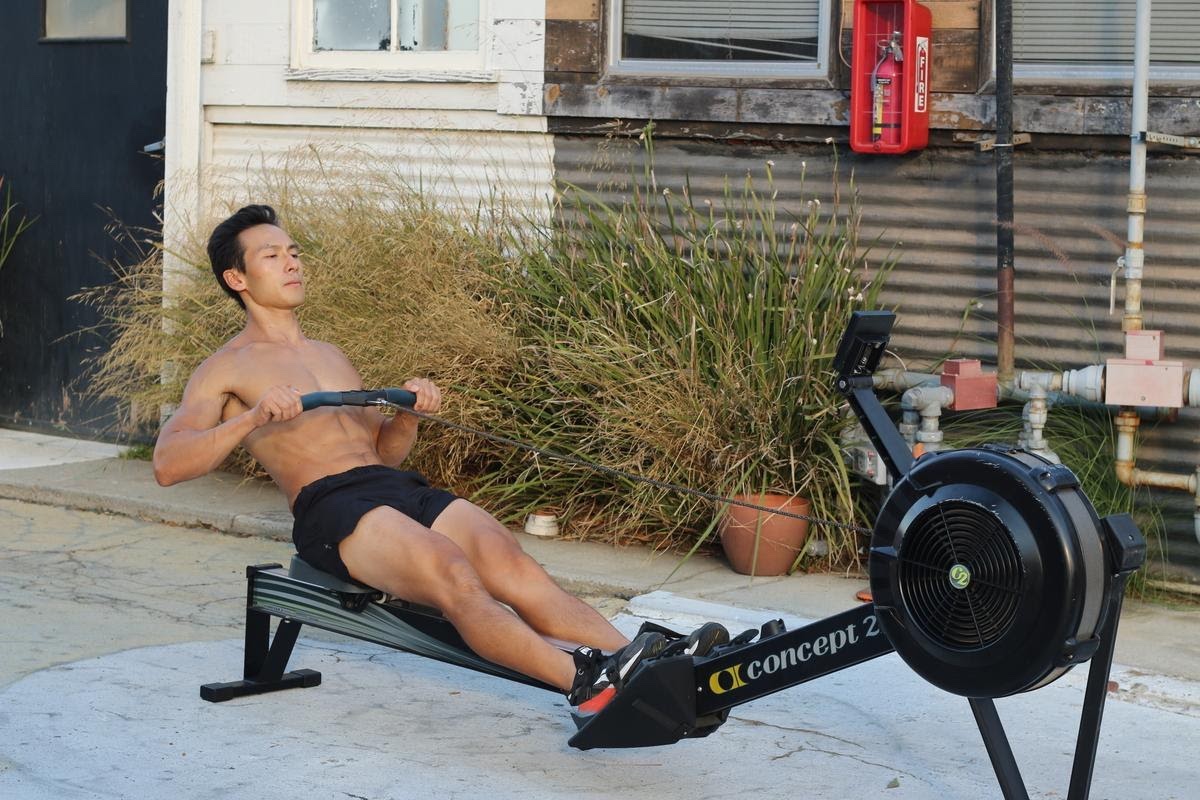 Rowing machine back fat sale