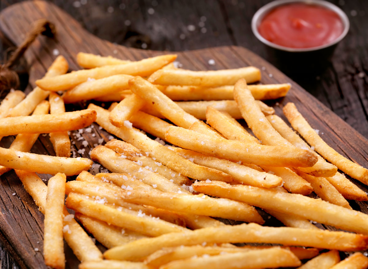 Restaurant quality truffle sweet potato fries - Eat Like You're on