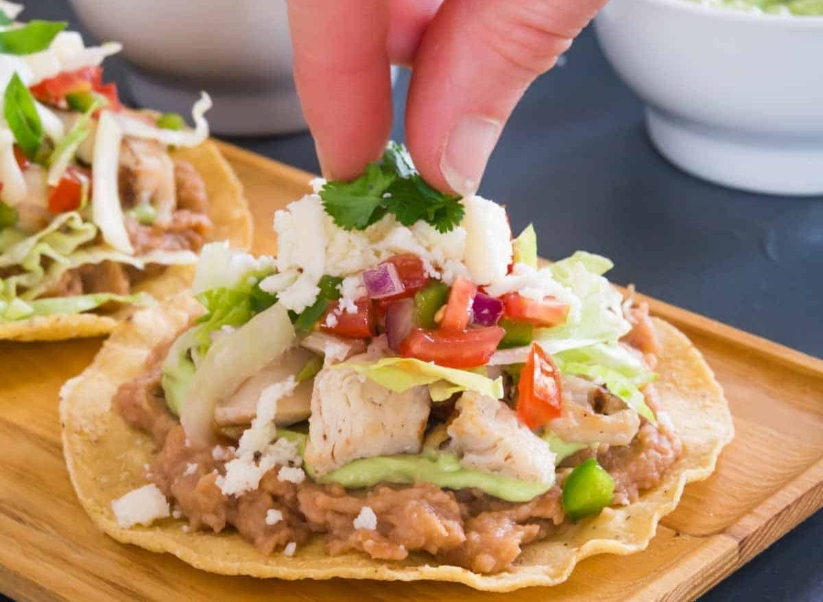 chicken tostadas