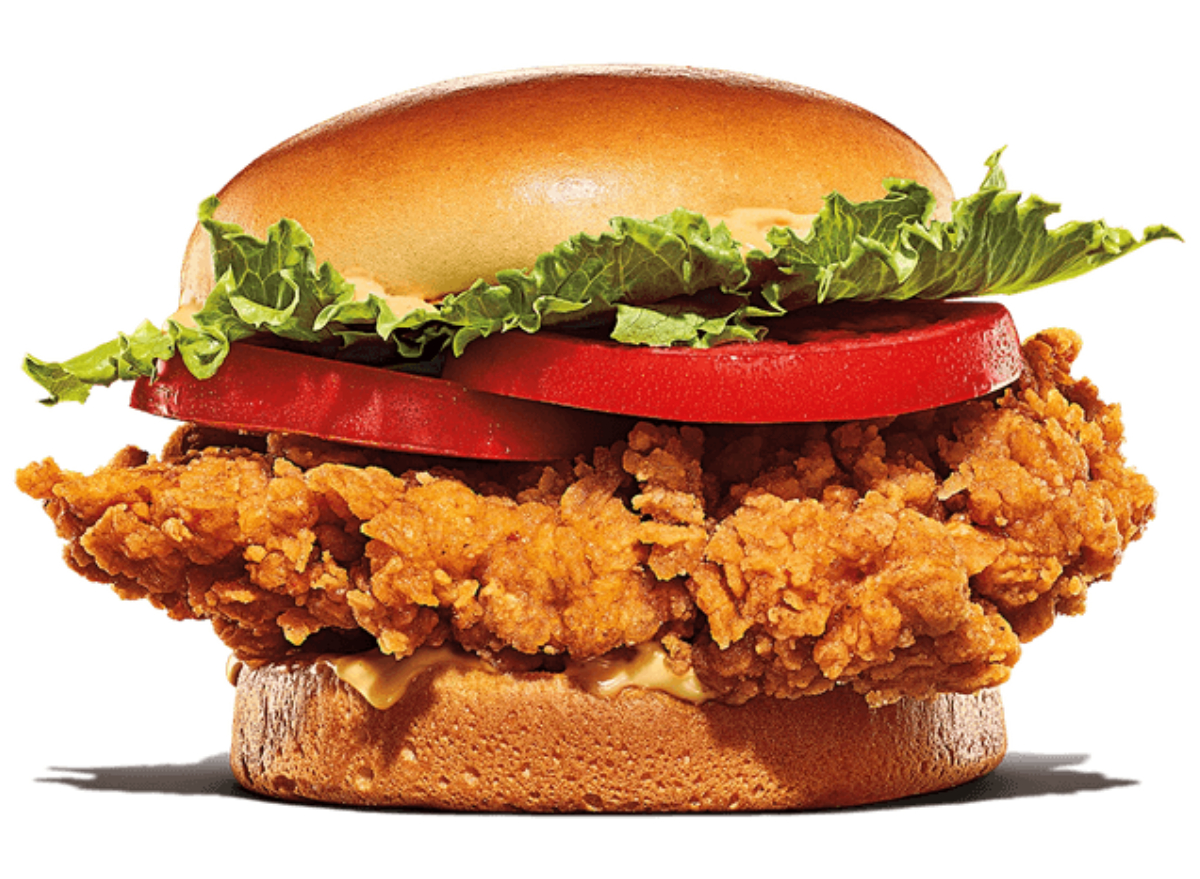 Burger king deals crispy chicken sandwich