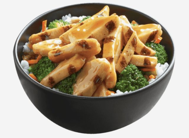 jack in the box chicken teriyaki bowl