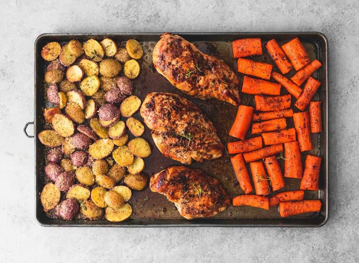 20 Healthy Sheet Pan Chicken Recipes Perfect For Weight Loss — Eat This Not That 