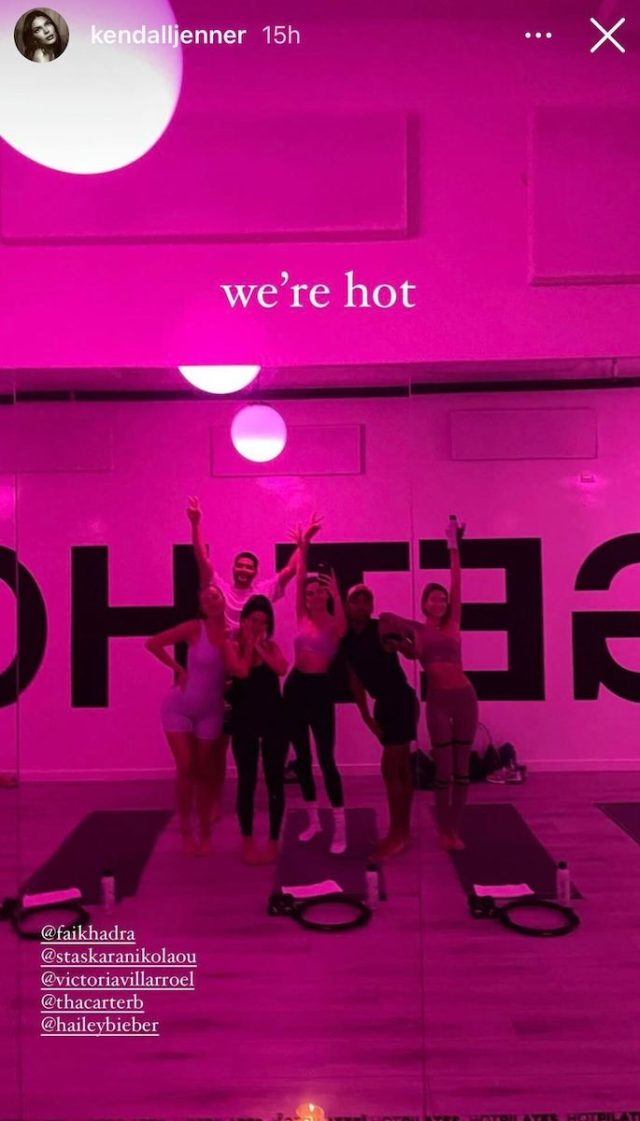 Kendall Jenner and Hailey Bieber Love This Hot Exercise Class — Eat This  Not That