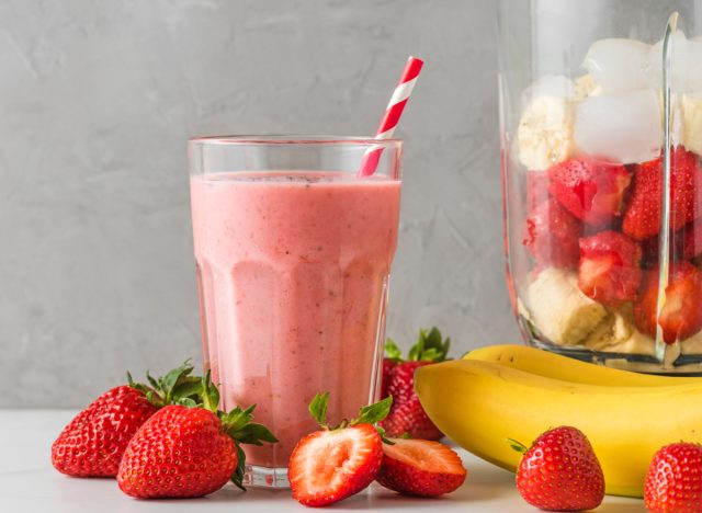 strawberry banana smoothie