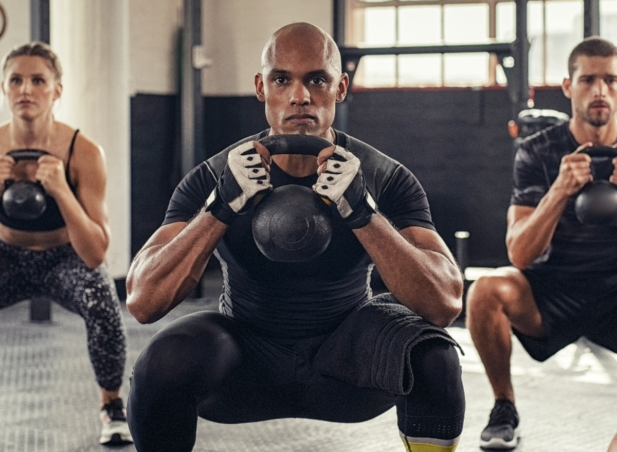 The 5 Best Kettlebell Exercises To Speed Up The Calorie Burn, Trainer Says  — Eat This Not That