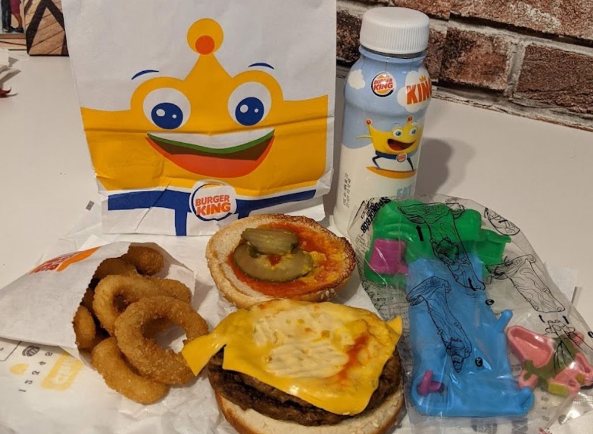 Burger king kids store menu