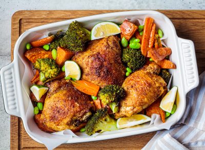 chicken broccoli sweet potato