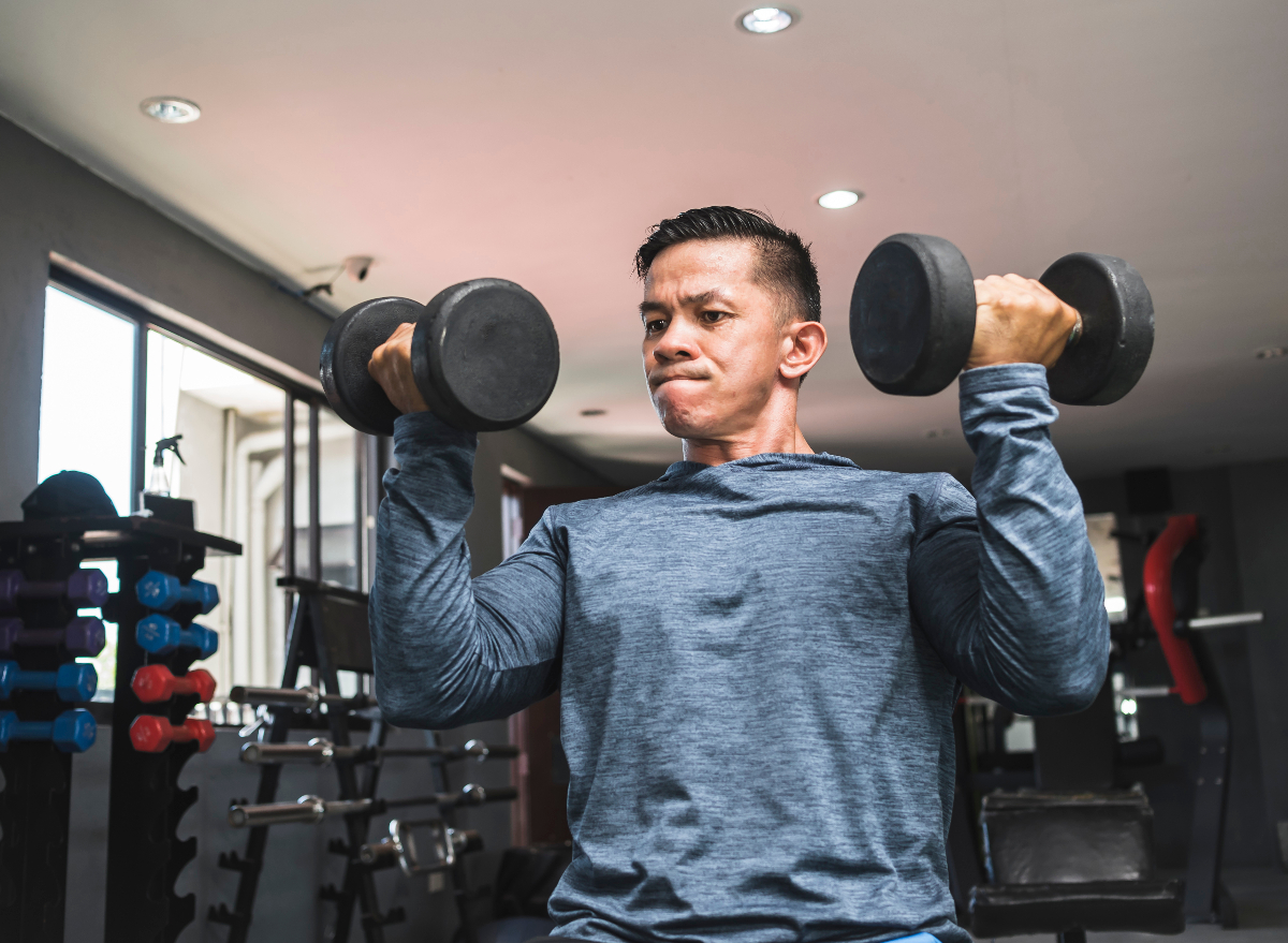 Dumbbell exercises best sale for teenager