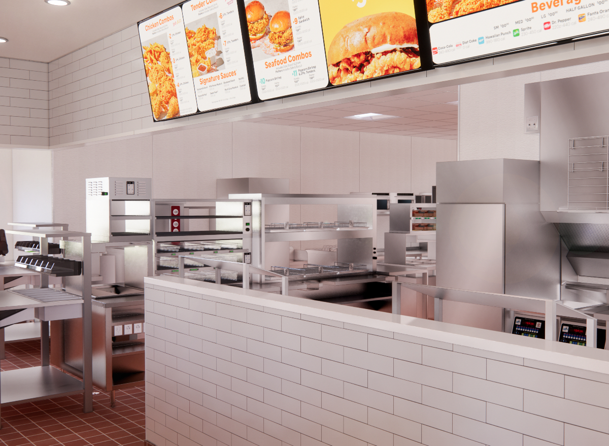 Popeyes Plans To Open 200 Locations This Year Including A Special One   Popeyes 2022 Kitchen Design 