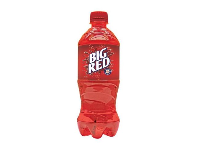 bottle of Big Red on a white background