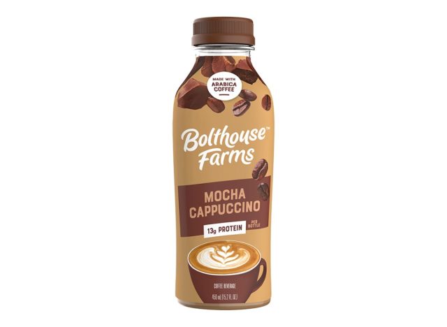 bottle of Bolthouse Farm's mocha cappuccino