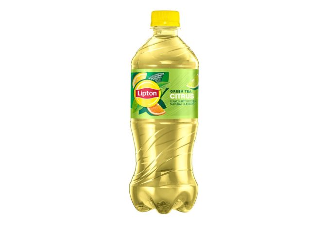 bottle of Lipton Green Tea
