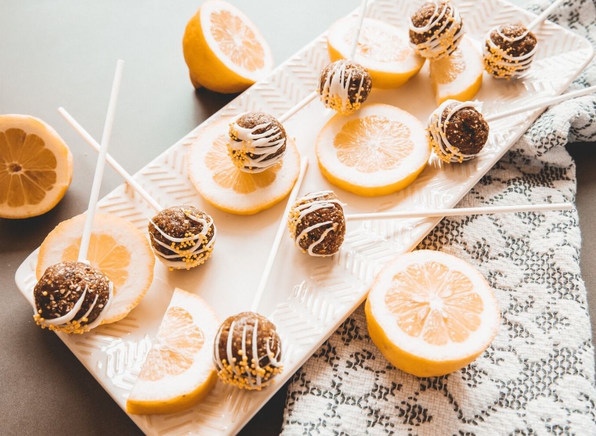 Lemon Cake Pops - The Melrose Family