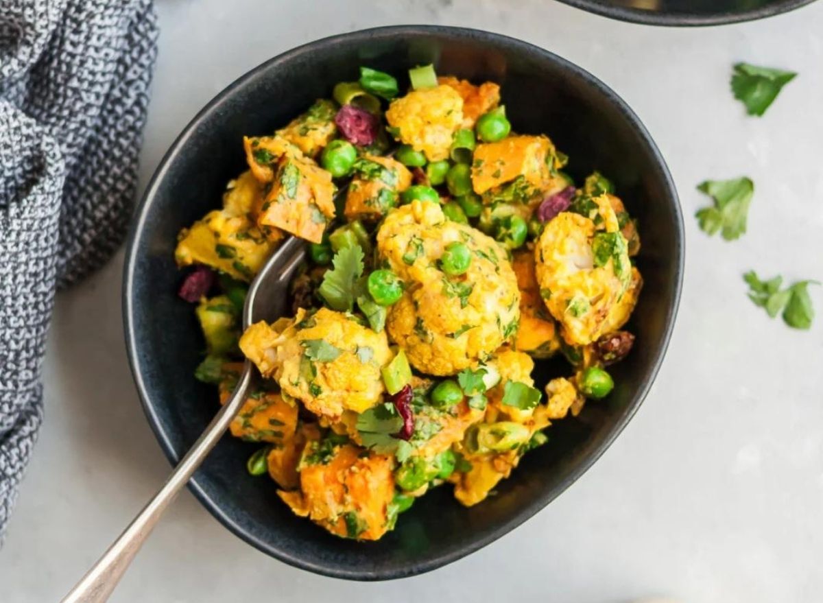 curry cauliflower potato salad