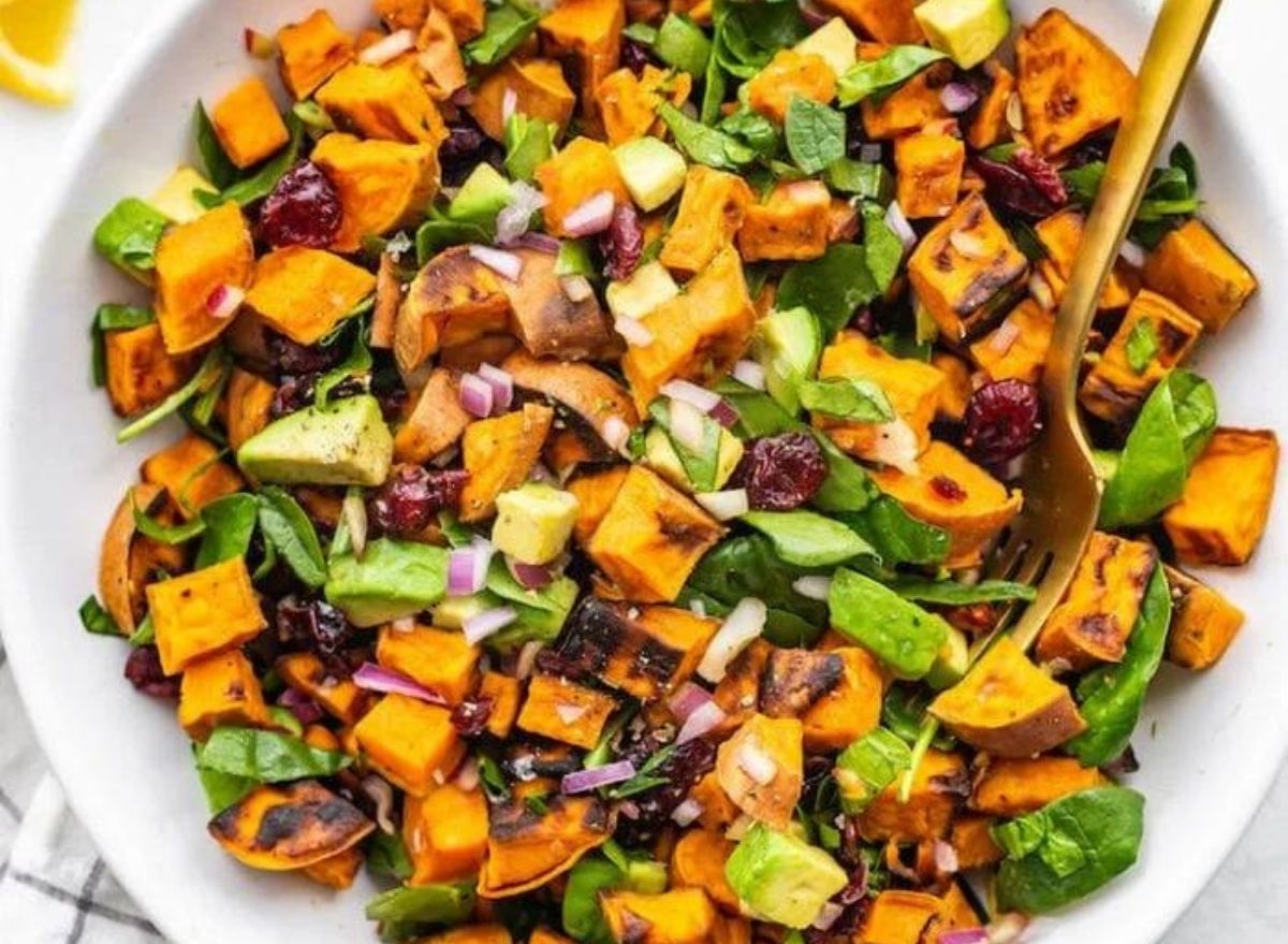 roasted sweet potato salad