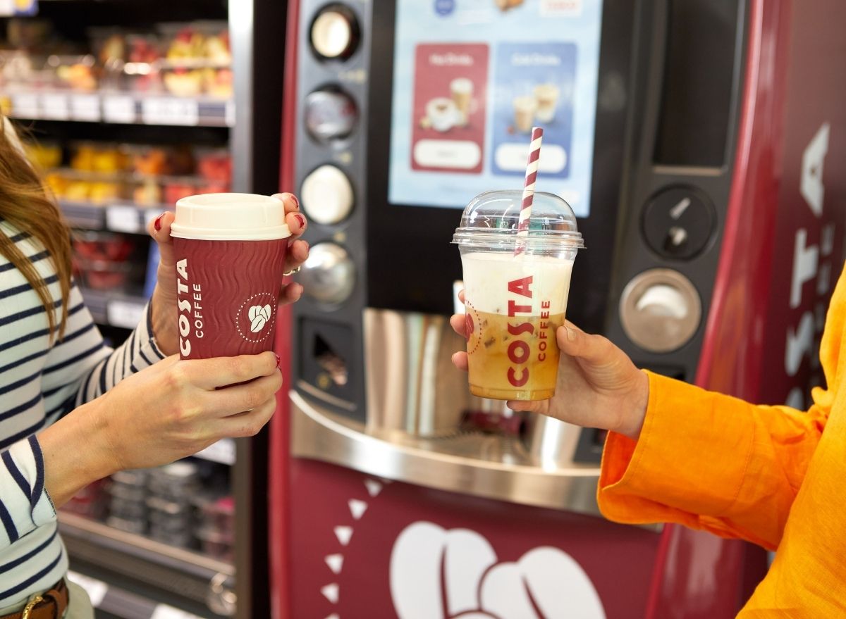 Costa coffee outlet vending machines