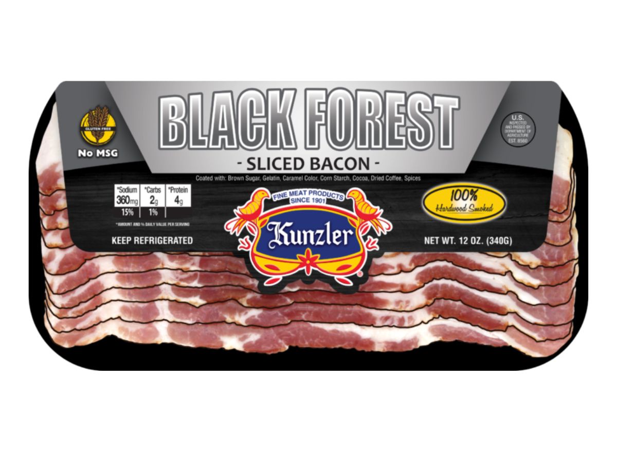 black forest bacon at fresh market