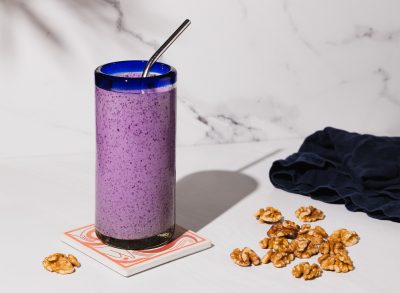 Wild Blueberry Walnut Smoothie