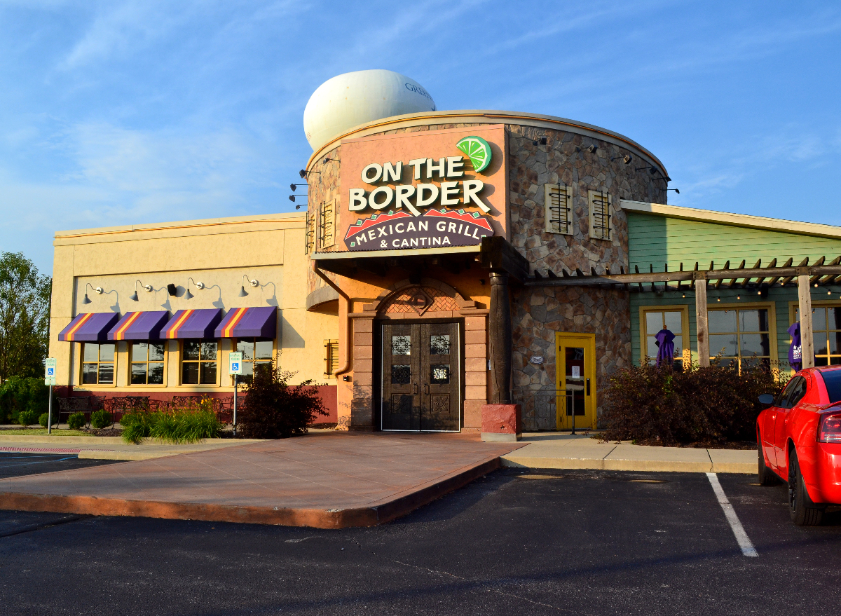 The 1 Healthiest Order At 9 Major Mexican Chains   On The Border Mexican Grill Cantina 