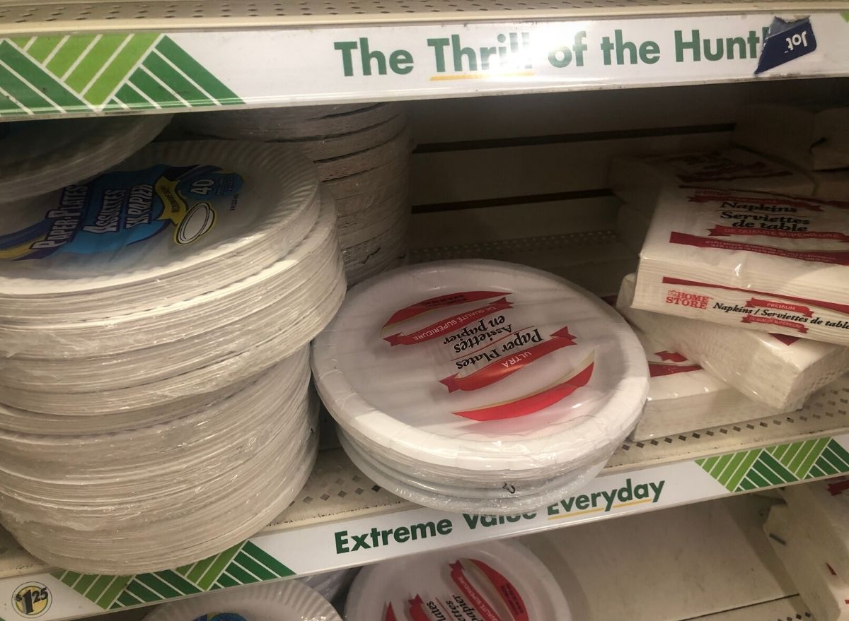 Dollar tree hotsell paper plates