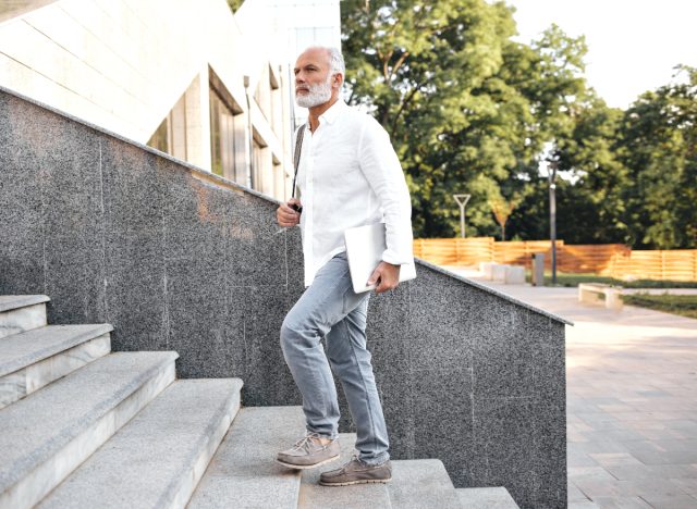 Stair Climbing Habits for Older Men to Stay Fit and Slow Muscle Aging