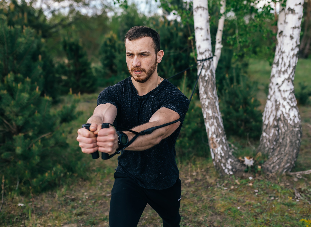 The #1 Lower Belly Fat Workout To Do With a Resistance Band — Eat This Not That
