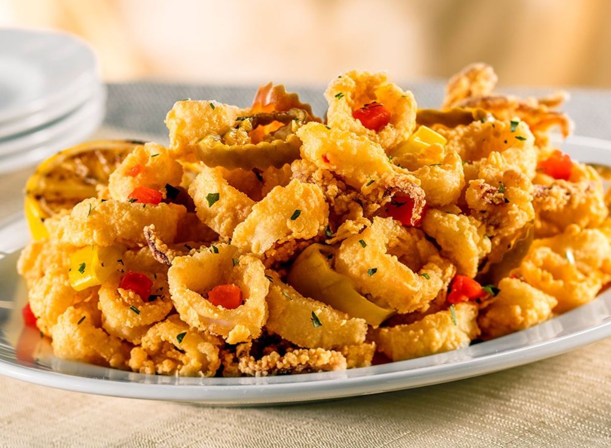 Boob-shaking calamari - cooked to perfection! - Picture of C.O.D. Seafood  House & Raw Bar, Los Angeles - Tripadvisor