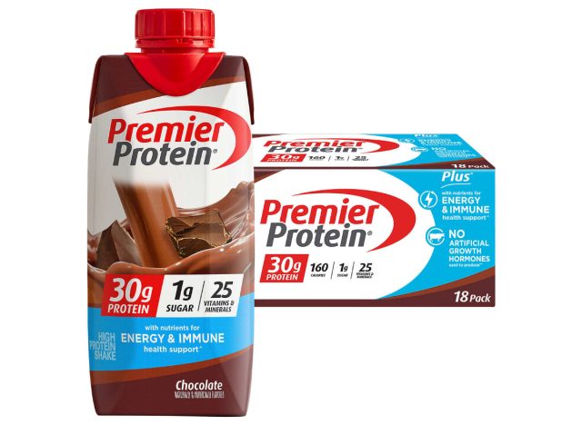 premier chocolate protein shake