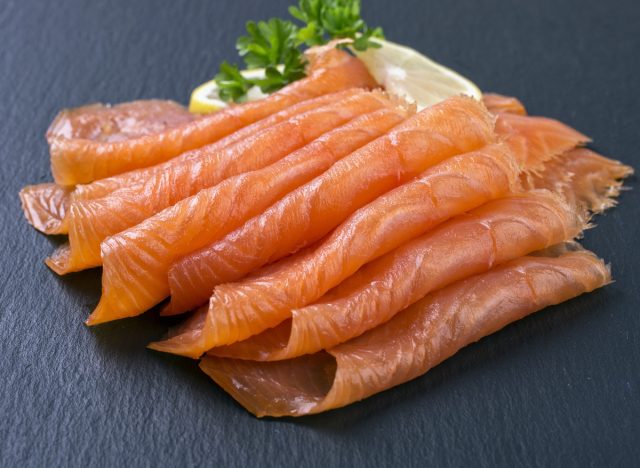 smoked salmon